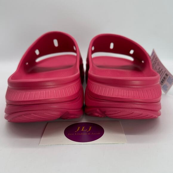 Hoka One One Mens Ora Recovery Slide 3 Slip On Comfort Sandals Raspberry Size 12 - Picture 6 of 12